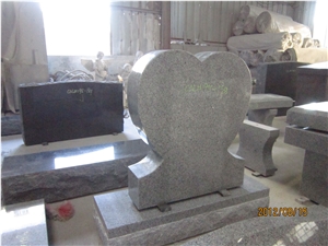 Grey Granite Tombstone Upright G603 Headstone