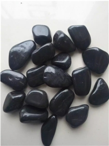 High Polished Black Pebble Stone, River Stone High Polished Black Pebble Stone, River Stone