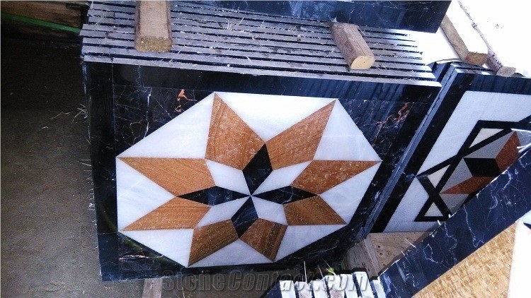 Rectangle Marble Floor Medallions Pattern,Square Marble Stone Patterns