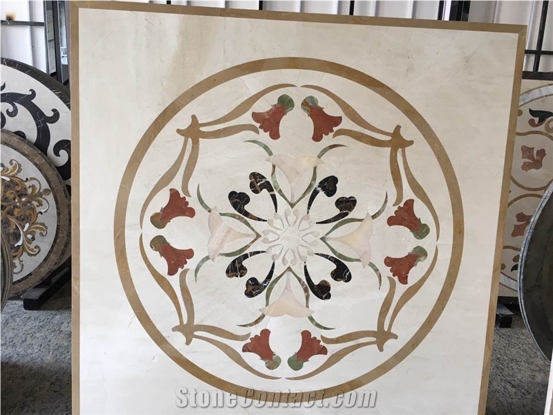 Rectangle Marble Floor Medallions Pattern,Square Marble Stone Patterns
