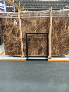 Cheap Translucent Sugar Candy Brown Onyx Slab Luxury Stone Low Price