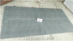 China New G684 Black Basalt Flamed Waterjet Brushed Floor Tiles