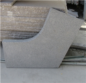 Drop Face Edges Sesame Black Granite G654 Swimming Pool Corner Coping