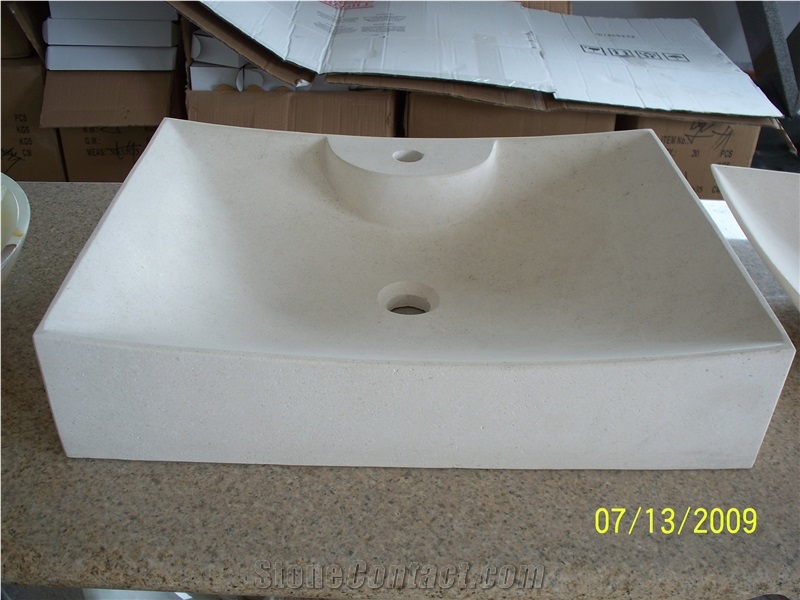 Modern Style Square Marble Wash Sink & Basin Kitchen Bathroom