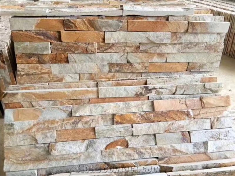 Yellow Wall Cladding Sandstone Cultural Stone