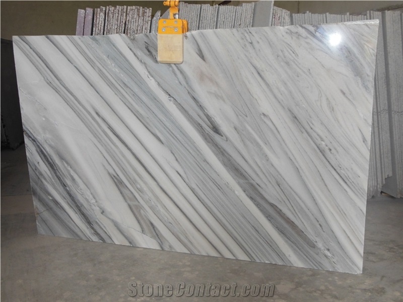Bruno White Marble Slabs