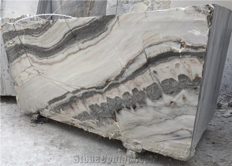 Exotic Karara Brown Marble Block