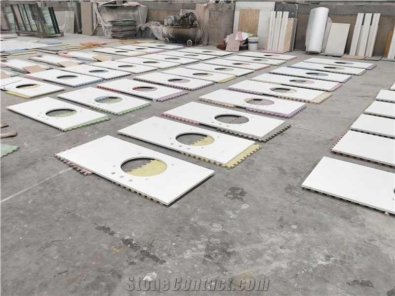 Bath Countertops Solid Surface Quartz Tops Artificial Stone