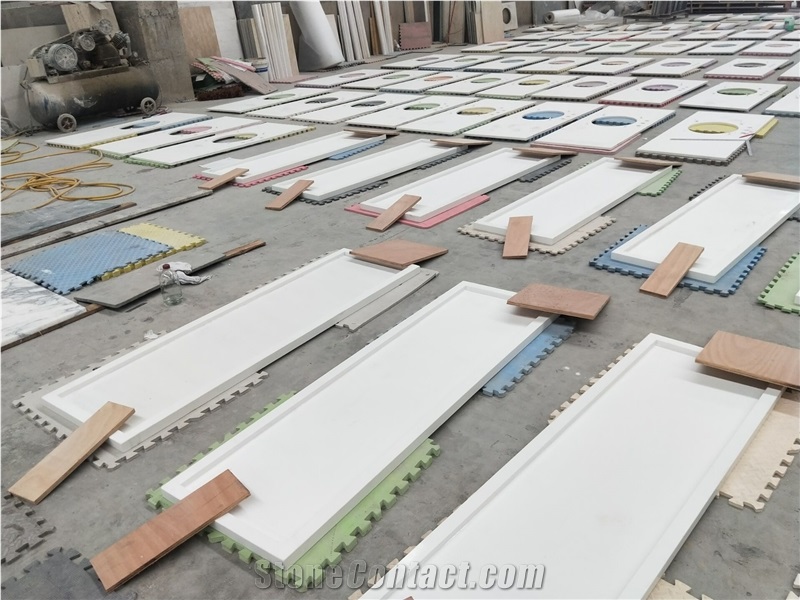 Bath Countertops Solid Surface Quartz Tops Artificial Stone