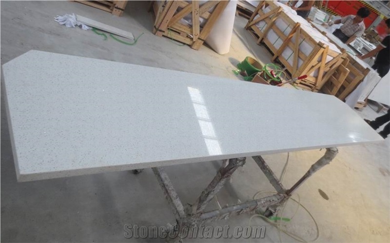 Crystal Grey Quartz Tiles Cheap Gray Quartz