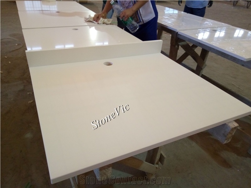 Pure White Quartz,China Super White,Artificial/Engineered Stone