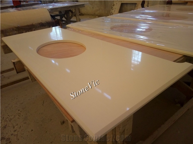 Pure White Quartz,China Super White,Artificial/Engineered Stone