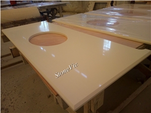 Pure White Quartz,China Super White,Artificial/Engineered Stone