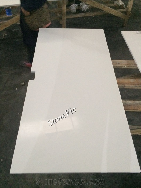 Pure White Quartz,China Super White,Artificial/Engineered Stone