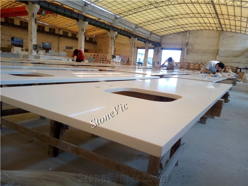 Pure White Quartz,China Super White,Artificial/Engineered Stone