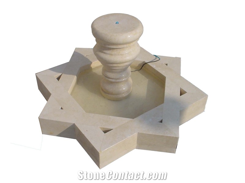 Sunny Gold Marble Fountain