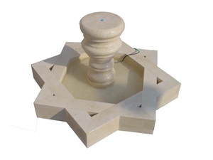 Sunny Gold Marble Fountain