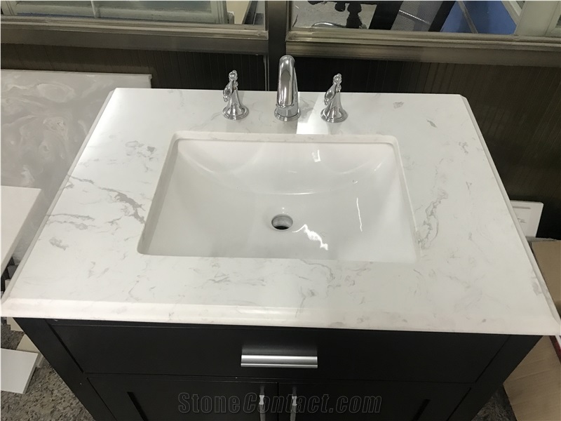 Quartz/ White Quartz Slab/Quartz Countertop/Quartz Vanity Top