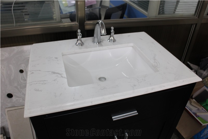 Quartz/ White Quartz Slab/Quartz Countertop/Quartz Vanity Top