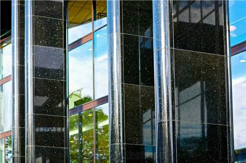 Black Galaxy Granite Tiles & Slabs