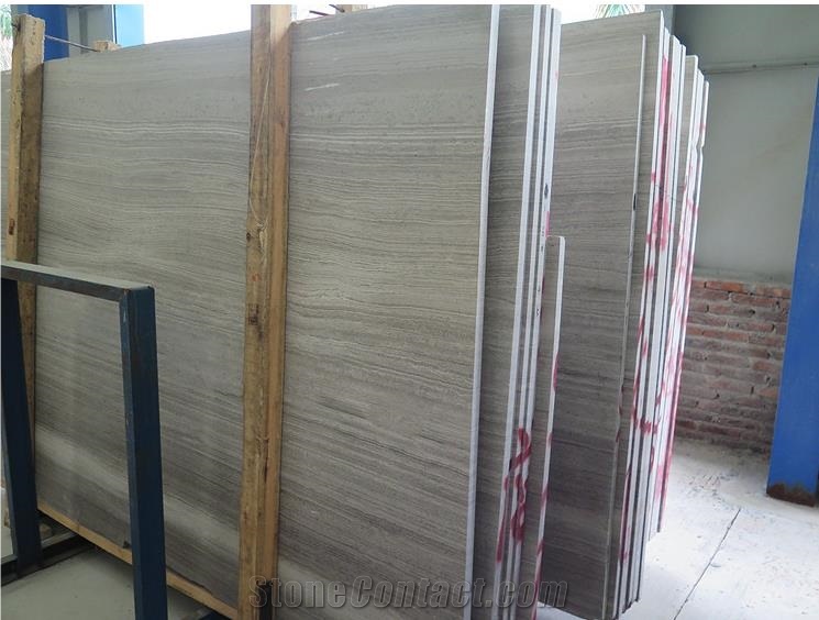 Grey Wookd Verns Marble Slab&Tile /Grey Wookd Verns Marble