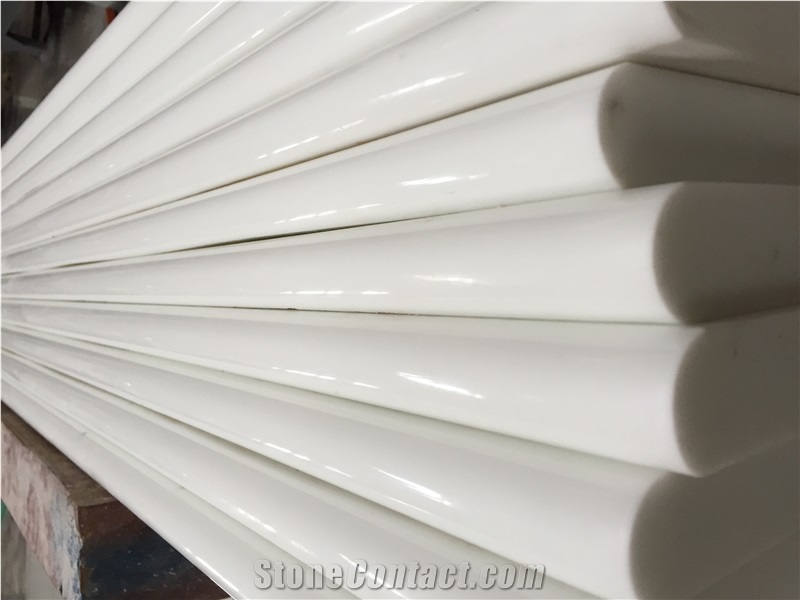 Pure White Artificial Marble Nano 3 Slab& Tile//Nano 3 Stone