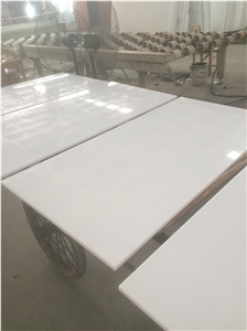 Pure White Artificial Marble Nano 3 Slab& Tile//Nano 3 Stone