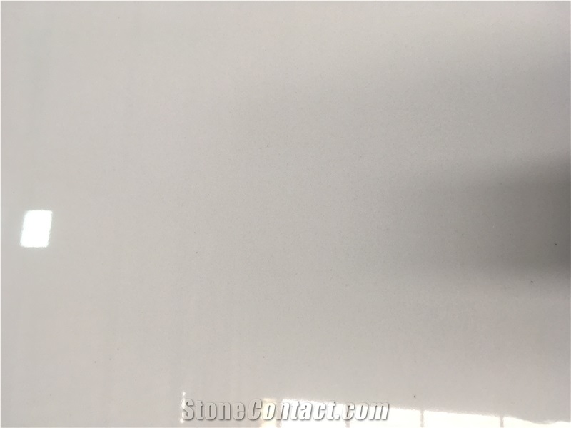 Snow White Artificial Marble Slab