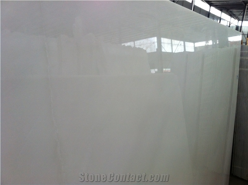 White Onyx Tiles & Slab