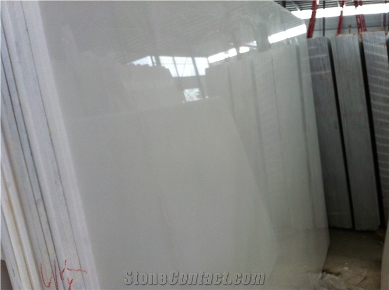 White Onyx Tiles & Slab