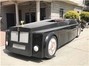 Rolls-Royce Granite Stone Car,Handcarved Stone Statue