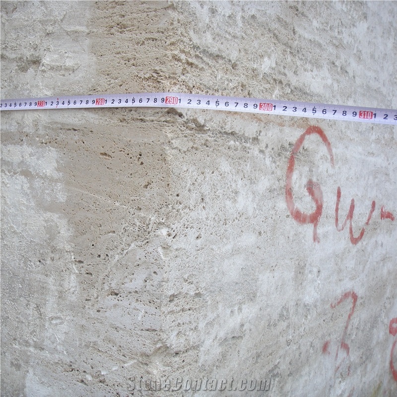 AA Quality Silver White Travertino Ivory Travertine Slabs 