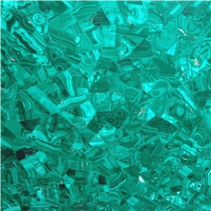Green Gemstone Malachite Round Table Top Green Semiprecious Agate Tops