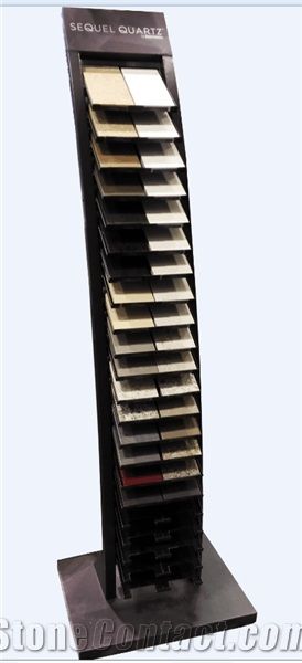 Sr017 Quartz Display for Granite, Marble or Quartz Stone Samples