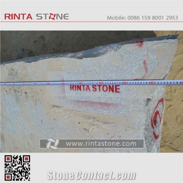 Barry White Rosa Beta G623 Granite Rought Raw Material Blocks Rocks