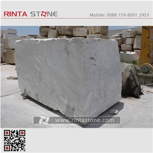 Bianco Carrara White Marble Italy Extraoro Quarry Blocks Rocks Raw