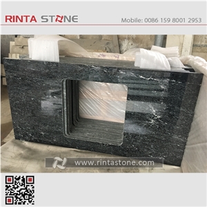 Black Snowflake Granite Jet Snow Minsty Virginia Ebony Grey Gray G302 Bath Top