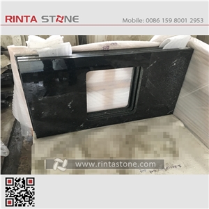 Black Snowflake Granite Jet Snow Minsty Virginia Ebony Grey Gray G302 Bath Top