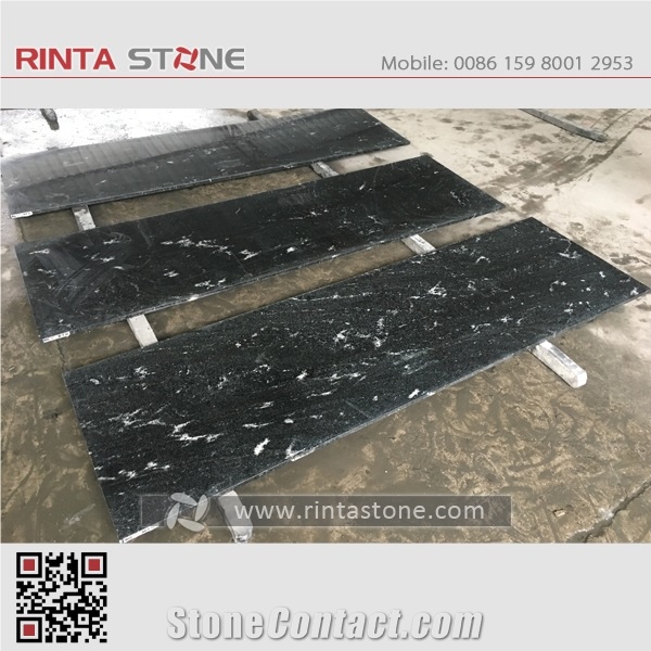 Black Snowflake Granite Jet Snow Minsty Virginia Ebony Grey Gray G302 Bath Top
