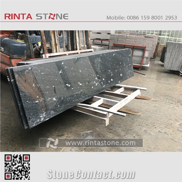Black Snowflake Granite Jet Snow Minsty Virginia Ebony Grey Gray G302 Bath Top