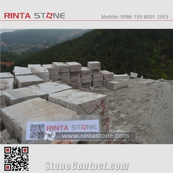 Cherry Pink Brown Peach Red G687 Quarry Owner Blocks Rocks Bounlders