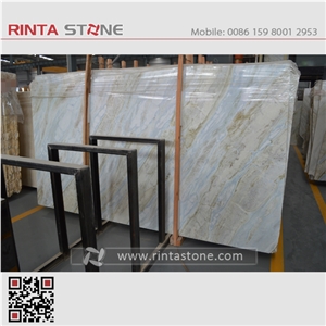 China Blue River Marble Changbai White Jade Moon River