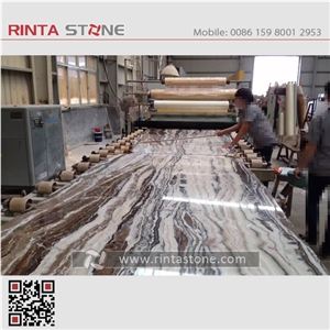Euphotic Zebra Jade Bookmatch Wooden Vein Grainjade Tiles & Slabs