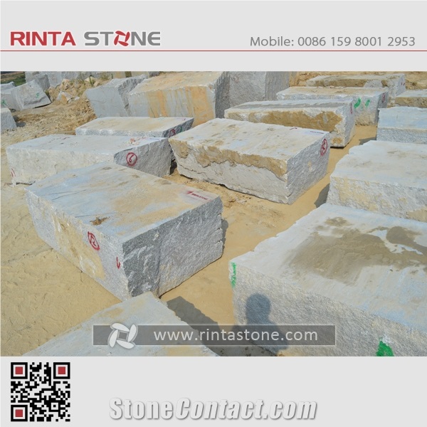 G623 Granite Blocks Boulders Quarry Rocks Rought Raw Material Exotic