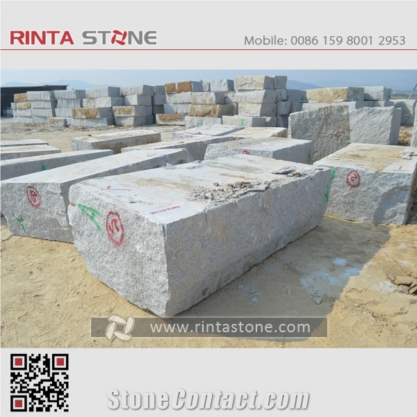 G623 Granite Blocks Boulders Quarry Rocks Rought Raw Material Exotic