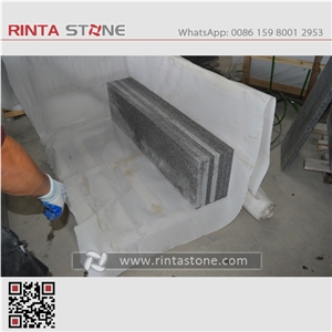 New G603 Granite Zhima White Grey Impala Gray Ice Crystal Star Stone,Stairs & Steps