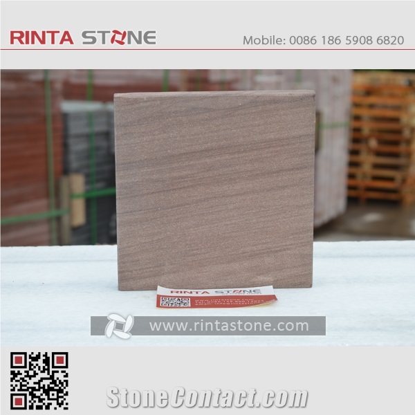 Peach Wooden Grain Vein Sandstone Natural Lilac / Violet/ Plum