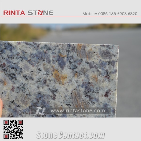 Purple Spot Blue Diamond Granite Casa Milky Sapphire Indigo Slabs