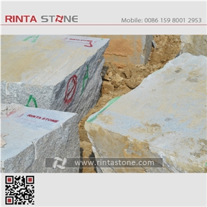 Rosa Beta Barry White G623 Granite Blocks Boulders Quarry Rocks