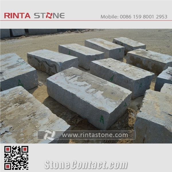 Rosa Beta Barry White G623 Granite Blocks Boulders Quarry Rocks